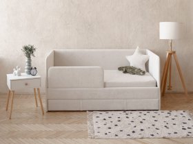 Диван-кровать Happy (айвори) в Бобровке - bobrovka.mebel-nsk.ru | фото