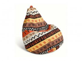 Кресло-мешок Африка в Бобровке - bobrovka.mebel-nsk.ru | фото