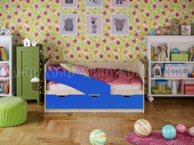 Кровать детская Бабочки 2,0 м в Бобровке - bobrovka.mebel-nsk.ru | фото