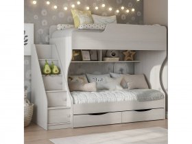 Кровать двухъярусная Каприз-22 КПР.22 в Бобровке - bobrovka.mebel-nsk.ru | фото