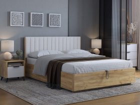 Кровать двуспальная 1,6м Юлия в Бобровке - bobrovka.mebel-nsk.ru | фото