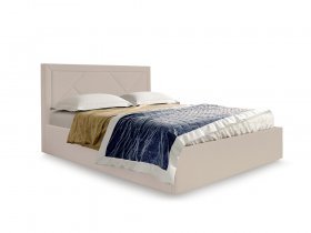 Кровать мягкая 1,6 Сиеста стандарт, вар.2 в Бобровке - bobrovka.mebel-nsk.ru | фото