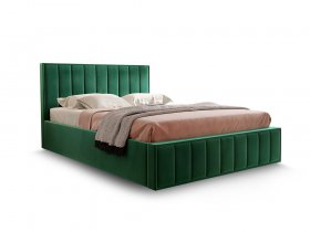 Кровать мягкая 1,6 Вена стандарт, вар.1 в Бобровке - bobrovka.mebel-nsk.ru | фото