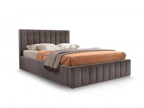 Кровать мягкая 1,6 Вена стандарт, вар.3 в Бобровке - bobrovka.mebel-nsk.ru | фото