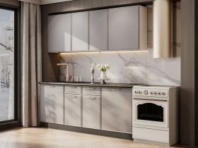 Кухонный гарнитур «Адель» 2,0м (нео) в Бобровке - bobrovka.mebel-nsk.ru | фото