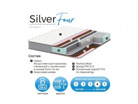 Матрас Silver Four в Бобровке - bobrovka.mebel-nsk.ru | фото