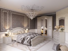 Модульная спальня Николь (Мебельград) в Бобровке - bobrovka.mebel-nsk.ru | фото