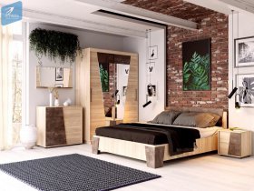 Модульная спальня Санремо в Бобровке - bobrovka.mebel-nsk.ru | фото
