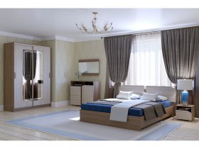 Модульная спальня Турин в Бобровке - bobrovka.mebel-nsk.ru | фото