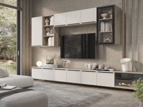 Модульная стенка Урбан в Бобровке - bobrovka.mebel-nsk.ru | фото