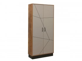 Шкаф двухстворчатый комбинированный для одежды Гамма  54.14 в Бобровке - bobrovka.mebel-nsk.ru | фото
