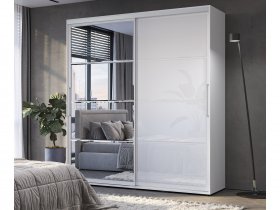 Шкаф-купе Крафт-6 2,0м (белый) в Бобровке - bobrovka.mebel-nsk.ru | фото