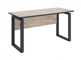 Стол офисный Ст077.0_140 Гермес лофт (дуб крафт серый) в Бобровке - bobrovka.mebel-nsk.ru | фото