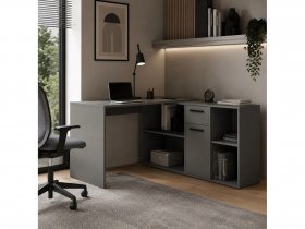 Стол письменный Лайт 03.245 (темно-серый) в Бобровке - bobrovka.mebel-nsk.ru | фото