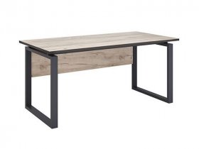 Стол руководителя Ст075.0 Гермес лофт (дуб крафт серый) в Бобровке - bobrovka.mebel-nsk.ru | фото
