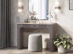Стол туалетный СТ-02 Кассандра (дуб смоки/MF14) в Бобровке - bobrovka.mebel-nsk.ru | фото